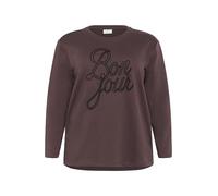 KAFFE CURVE Damen Sweatshirt KCberla Lange Ärmel