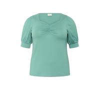KAFFE curve Shirt in Türkis - Größe M | Damen Tops