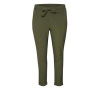 KAFFE CURVE Pants Suiting KCjia Damen Hose Casual Anzughose Große Größen Grape Leaf 44