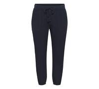 KAFFE CURVE Hose KCnana Damen Hose Lockere Sweathose Tunnelzug Große Größen 54, Midnight Marine 54
