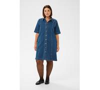 KAFFE curve Jeans-Kleid in Blau - Größe 46 | Damen Kleider