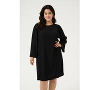 KAFFE curve Kleid in Schwarz - Größe L | Damen Kleider