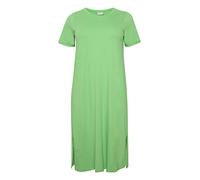 KAFFE CURVE Kleid KCcaline Damen Kleid Große Größen Basic Kurzarm Sommerkleid S, Poison Green
