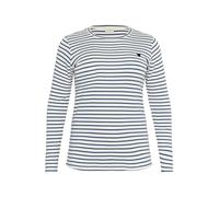 KAFFE CURVE Langarm-Shirt KClia M, Chalk/Bering Sea-Black Heart