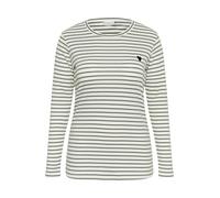 KAFFE CURVE Langarm-Shirt KClia XL, Chalk/Sea Spray -Black Heart