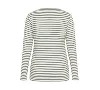 KAFFE CURVE Langarm-Shirt KClia XL, Chalk/Sea Spray -Black Heart