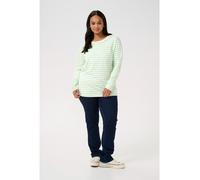 KAFFE curve Longsleeve in Grün - Größe S | Damen Tops