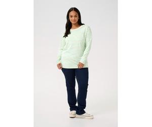 KAFFE curve Longsleeve in Grün - Größe S | Damen Tops