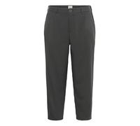 KAFFE CURVE Pants Suiting KCmerla Damen Pants Hosen Größe Größen Weites Bein Business High Waist Hose Black Oyster 48