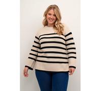 KAFFE curve Pullover in Beige - Größe XL | Damen Pullover Cardigans