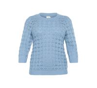 KAFFE curve Pullover in Hellblau - Größe L | Damen Pullover Cardigans