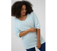 KAFFE curve Pullover in Hellblau - Größe M | Damen Pullover Cardigans
