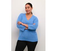 KAFFE curve Pullover in Hellblau - Größe S | Damen Pullover Cardigans