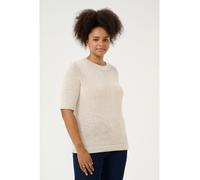 KAFFE curve Pullover in Sand - Größe M | Damen Pullover Cardigans