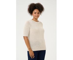 KAFFE curve Pullover in Sand - Größe M | Damen Pullover Cardigans