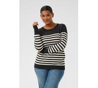 KAFFE curve Pullover in Schwarz - Größe L | Damen Pullover Cardigans