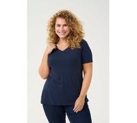 KAFFE curve Shirt in Dunkelblau - 29% | Größe L | Damen Tops