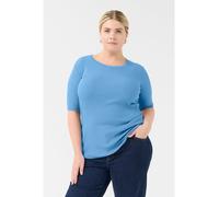 KAFFE curve Shirt in Hellblau - Größe M | Damen Tops