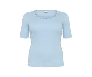 KAFFE curve Shirt in Hellblau - Größe XL | Damen Tops