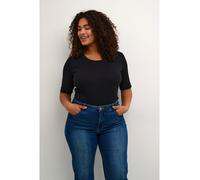 KAFFE curve Shirt in Schwarz - Größe XL | Damen Tops