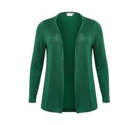 KAFFE CURVE Strickjacke KCfarsia Strickjacke Große Größen Damen Langarm V-Ausschnitt Cardigan M, Aventurine