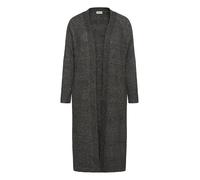 KAFFE CURVE Strickjacke KCrinye M, Dark Grey Melange