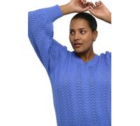 KAFFE CURVE Strickpullover KCkaty M, Ultramarine