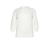 KAFFE CURVE Strickpullover KCmerida S, Chalk CC.