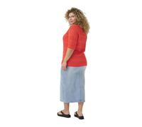 KAFFE CURVE Strickpullover KCtenesa L, Grenadine