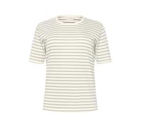 KAFFE CURVE T-Shirt KCWinni L, Ant. White/Steeple Gray Stripe