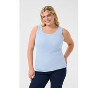 KAFFE curve Top in Hellblau - Größe XL | Damen Tops