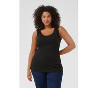 KAFFE curve Top in Schwarz - Größe L | Damen Tops