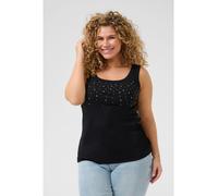 KAFFE curve Top in Schwarz - Größe XL | Damen Tops