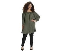 KAFFE CURVE Tunika KCami Damen Tunika 3/4 Arm Casual Rundhals Shirt Große Großen 56, Grape Leaf