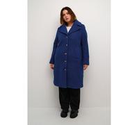 KAFFE curve Übergangsmantel in Blau - Größe 52 | Damenjacken