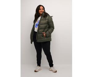 KAFFE curve Winterjacke in Khaki - Größe 42 | Damenjacken