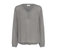 KAFFE Langarm-Bluse Amber Damen Bluse Amber Langarm V Ausschnitt Casual Shirt Smoked Pearl 34