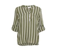 Langarm-Bluse Regular fit Grape Leaf/Chalk EU 42 / UK 14