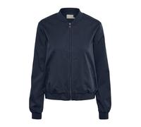 KAFFE Damen Bomber Jacke Damenjacke, lässig, Langer Ärmel, Relaxed Fit, Kalea Bomberjacke, Midnight Marine, 34