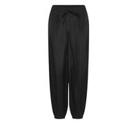 Stoffhose KAFFE "Casual Hose KAbella", Damen, Gr. 42, N-Gr, schwarz (schwarz deep), Obermaterial: 50% Viskose LENZING ECOVERO CV LenzEcov. 50% Viskose CV., Hosen Stoffhose (21067915-42) schwarz deep