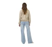 KAFFE Damen Jacke Kalea Damen Jacke Bomberjacke Leichte Sommerjacke Kurz Pilotenjacke Reißverschluss Dünne Übergangsjacke Damenjacke Frühlingsjacke Lange Ärmel