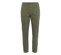 Kaffe Damen Kaffe Women's Cropped Cotton Pants Regular Fit Freizeithosen, Grape Leaf, 42