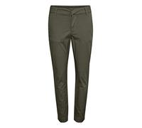 Kaffe Damen Kaffe Women's Cropped Cotton Pants Regular Fit Freizeithosen, Grape Leaf, 46