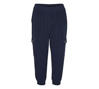 KAFFE Damen Kaliny Capri Casual Pants, Midnight Marine, 38