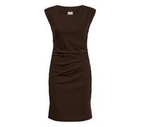 Midikleid KAFFE "Damen Kleid KAindia", Damen, Gr. L, N-Gr, braun (coffee bean), Obermaterial: 76% Polyester Pol. recyc.. 20% Viskose CV. 4% Elasthan EL., Kleider Midikleid (69171918-L) coffee bean