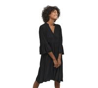 KAFFE Damen Kleid KAmarianah Damen Kleid 3/4 Arm A-Linie Freizeitkleid Rüschenkleid 3/4 Ärmel
