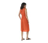 Midikleid KAFFE "Kleid KAvalery", Damen, Gr. 34, N-Gr, rot (grenadine), Obermaterial: 100% Viskose LENZING ECOVERO CV LenzEcov., Kleider Midikleid (63737845-34) grenadine