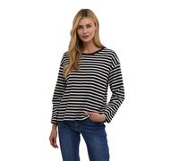 KAFFE Damen Langarm-Shirt KAwinny Damen T-Shirt Langarm Streifen Rundhalsausschnitt Casual Basic Lange Ärmel