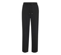Stoffhose KAFFE "Strickhose KAjenny", Damen, Gr. XXL, N-Gr, schwarz (schwarz deep), Obermaterial: 76% Polyester Pol. recyc.. 20% Viskose CV. 4% Elasthan EL., Hosen Stoffhose (81172813-XXL) schwarz dee