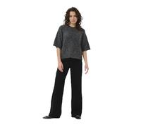KAFFE Damen Strickpullover KAemilie Damen Strickpullover Kurzarm Rundhals Pullover Pulli Herbst Lose Sweatshirt Warm Langarmshirt Strick Oberteile Ellenbogenlänge